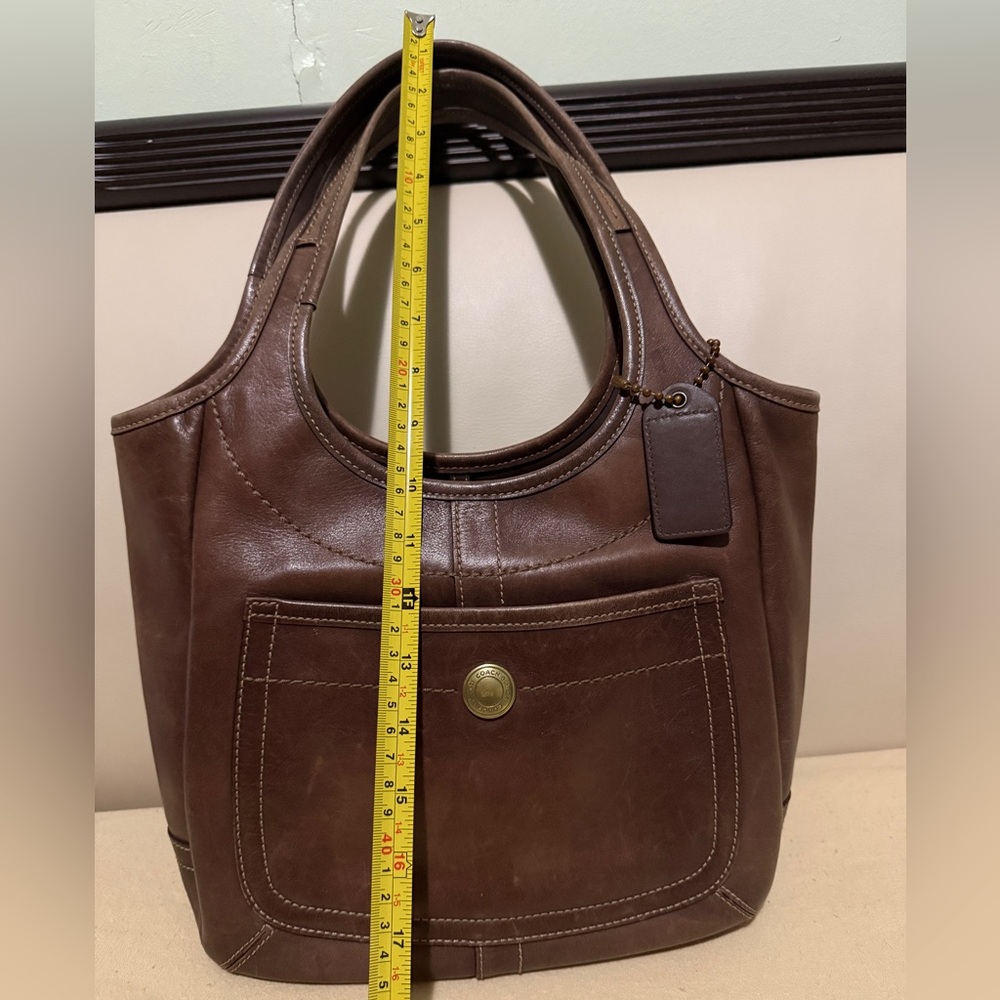 Coach Brown Ergo Legacy Mahogany hobo Leather Shoulder Bag